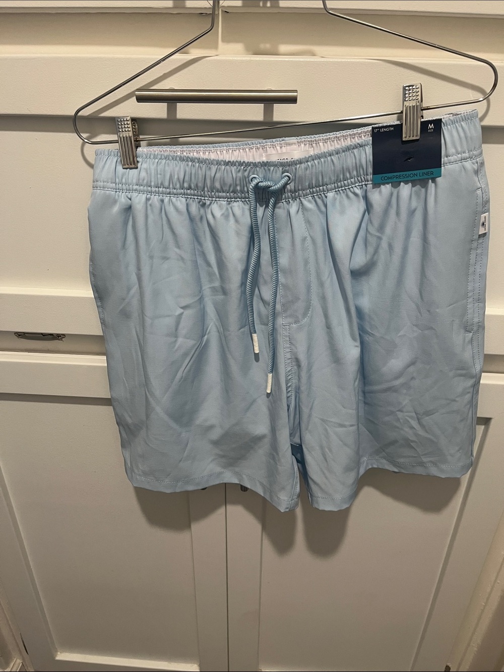 Vintage Summer Light Blue Men's Athletic Shorts!